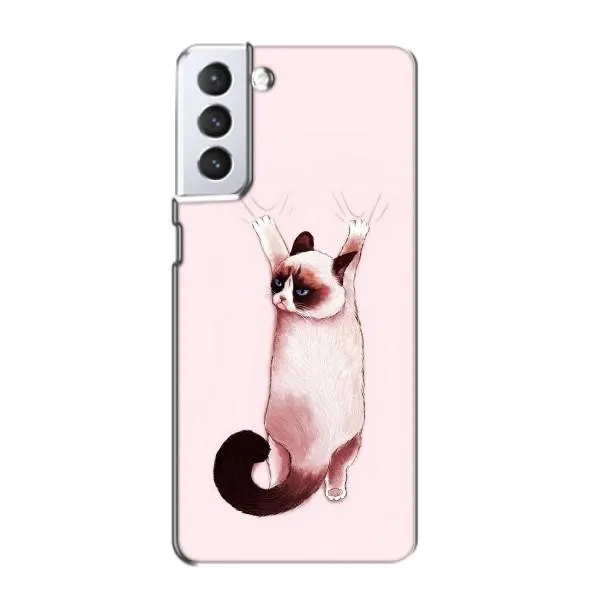 Чехол с принтом «Котик падает» для Samsung Galaxy S21 Чехол с принтом «Котик падает» для Samsung Galaxy S21