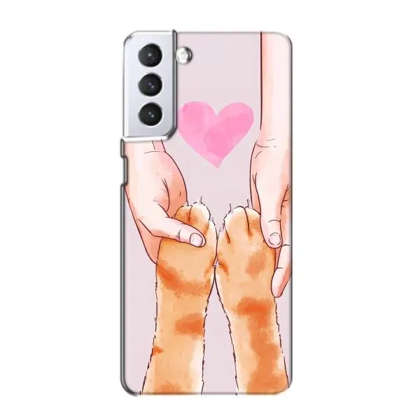 Чехол с принтом «Любовь к котикам» для Samsung Galaxy S21 Чехол с принтом «Любовь к котикам» для Samsung Galaxy S21