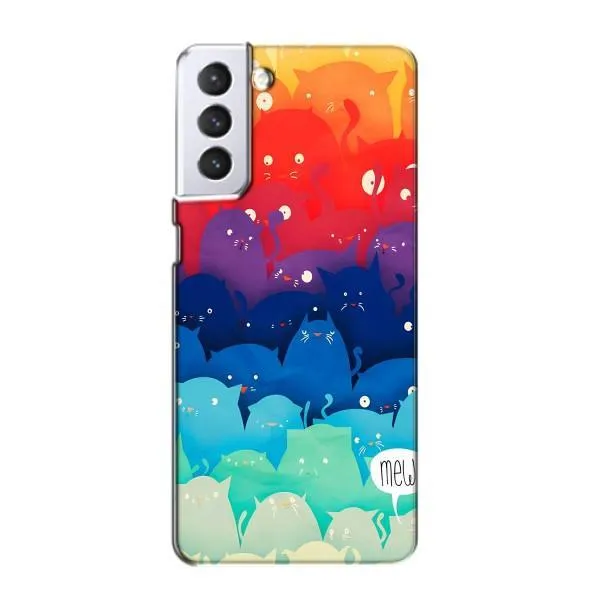 Чехол с принтом «Mew» для Samsung Galaxy S21 Чехол с принтом «Mew» для Samsung Galaxy S21