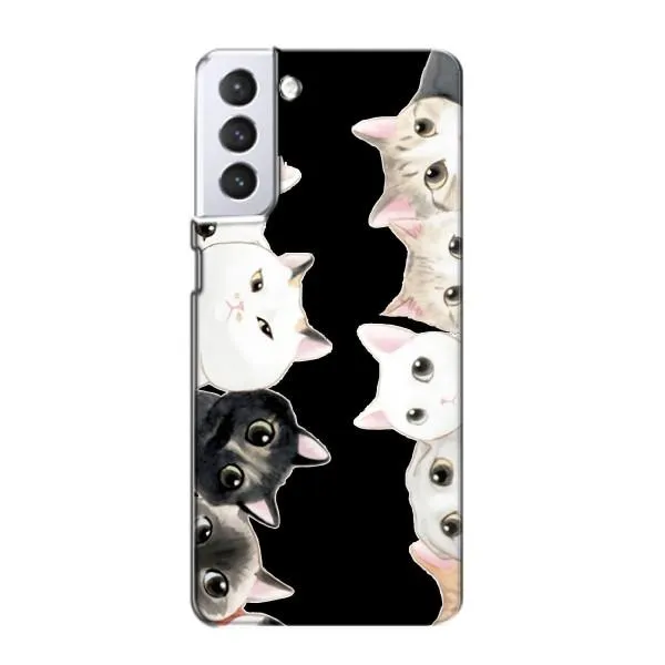 Чехол с принтом «Взгляд котов» для Samsung Galaxy S21 Чехол с принтом «Взгляд котов» для Samsung Galaxy S21