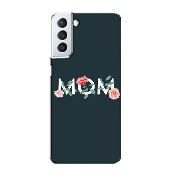 Чохол з принтом «Mom дизайн» для Samsung Galaxy S21