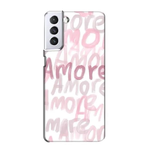 Чехол с принтом «Аморе любовь» для Samsung Galaxy S21 Чехол с принтом «Аморе любовь» для Samsung Galaxy S21