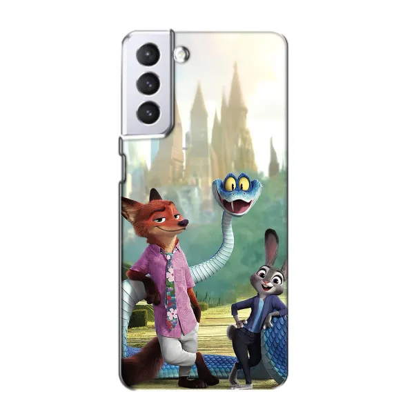 Чехол с принтом «Герои мультфильма Зверополис» для Samsung Galaxy S21