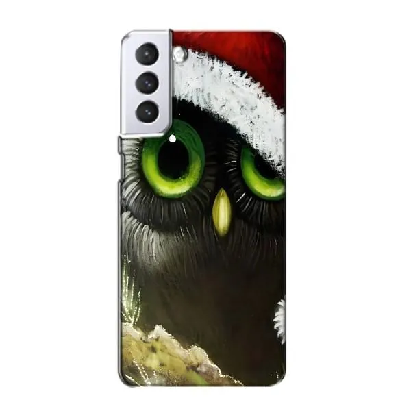 Чехол с принтом «Новогодняя Сова» для Samsung Galaxy S21