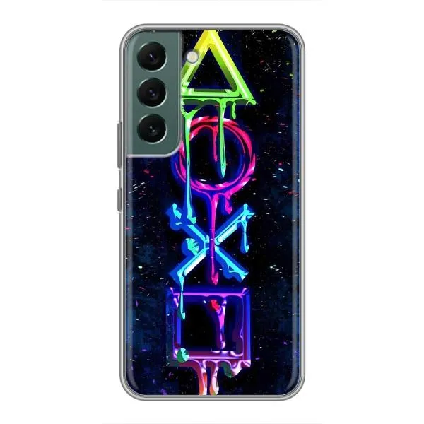 Чехол с принтом «Pleystation лого» для Samsung Galaxy S22 Plus Чехол с принтом «Pleystation лого» для Samsung Galaxy S22 Plus