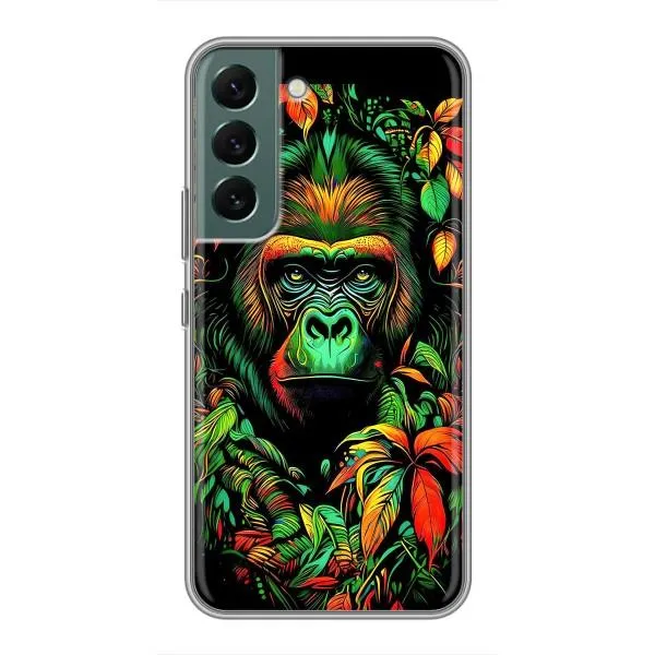 Чехол с принтом «Обезьяна в тропиках» для Samsung Galaxy S22 Plus
