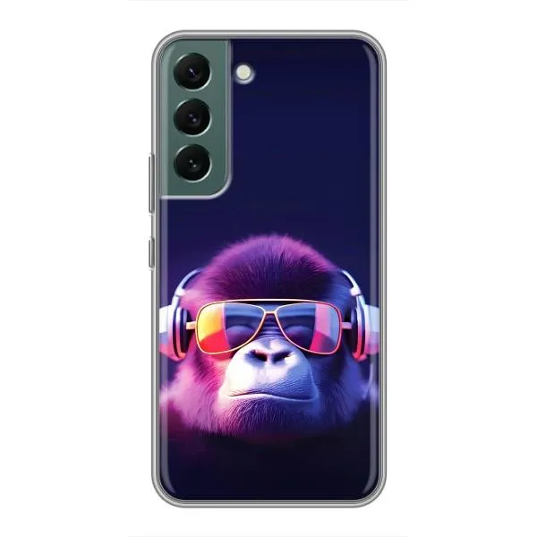 Чехол с принтом «Стильная обезьяна» для Samsung Galaxy S22 Plus