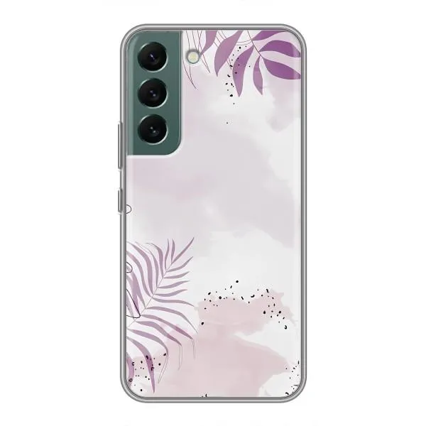 Чехол с принтом «Фиолетовые листья» для Samsung Galaxy S22 Plus