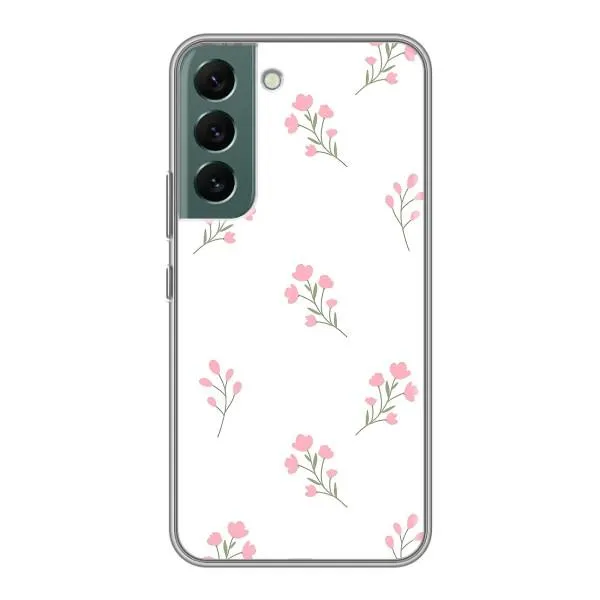 Чехол с принтом «Розовые цветы» для Samsung Galaxy S22 Plus