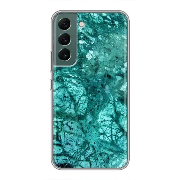 Чехол с принтом «Зеленый мрамор» для Samsung Galaxy S22 Plus Чехол с принтом «Зеленый мрамор» для Samsung Galaxy S22 Plus