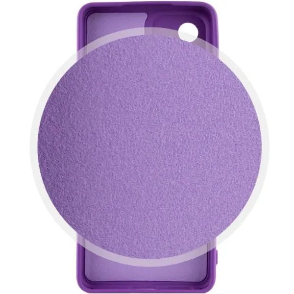 Чехол TPU GETMAN Liquid Silk Full Camera для Samsung Galaxy S22 Ultra — Фиолетовый — фото 2