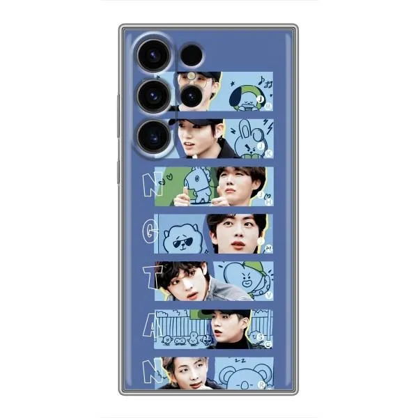Чехол с принтом «Bangtan» для Samsung Galaxy S22 Ultra Чехол с принтом «Bangtan» для Samsung Galaxy S22 Ultra