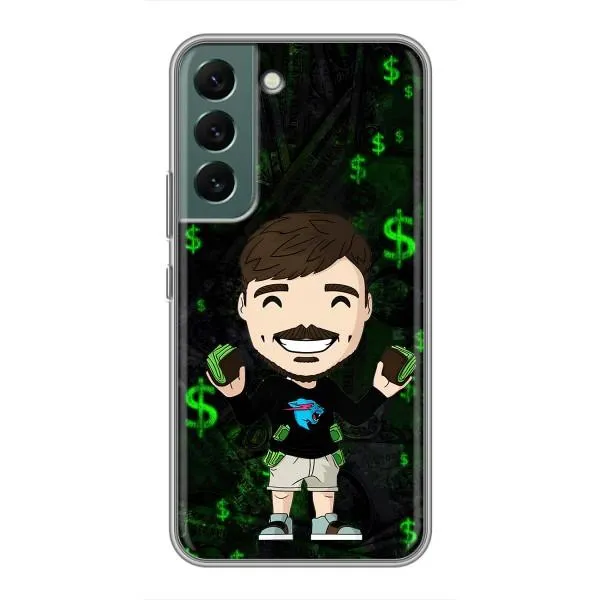 Чехол с принтом «Блогер Beast» для Samsung Galaxy S22 Чехол с принтом «Блогер Beast» для Samsung Galaxy S22