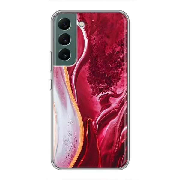 Чехол с принтом «Мрамор красный» для Samsung Galaxy S22 Чехол с принтом «Мрамор красный» для Samsung Galaxy S22