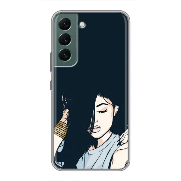Чехол с принтом «Красивая девочка» для Samsung Galaxy S22