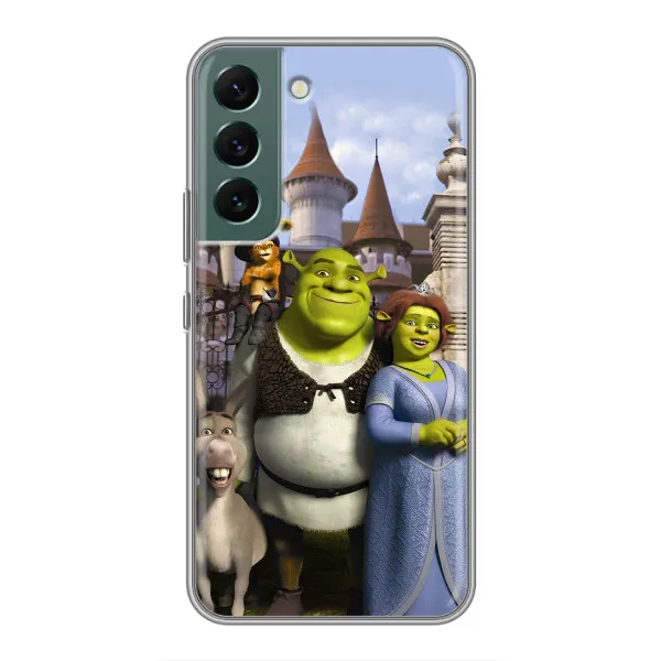 Чехол с принтом «Сказочные герои Шрека» для Samsung Galaxy S22