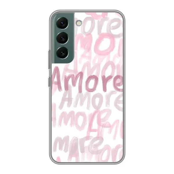 Чехол с принтом «Аморе любовь» для Samsung Galaxy S22 Чехол с принтом «Аморе любовь» для Samsung Galaxy S22