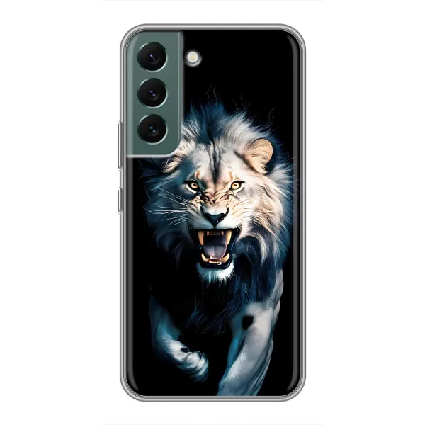 Чехол с принтом «Лев в темноте» для Samsung Galaxy S22 Чехол с принтом «Лев в темноте» для Samsung Galaxy S22