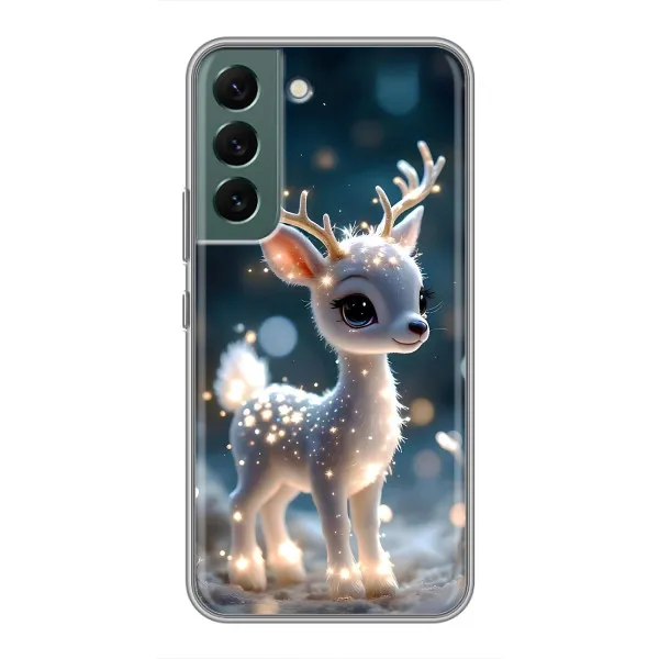 Чехол с принтом «Блестящий олененок» для Samsung Galaxy S22
