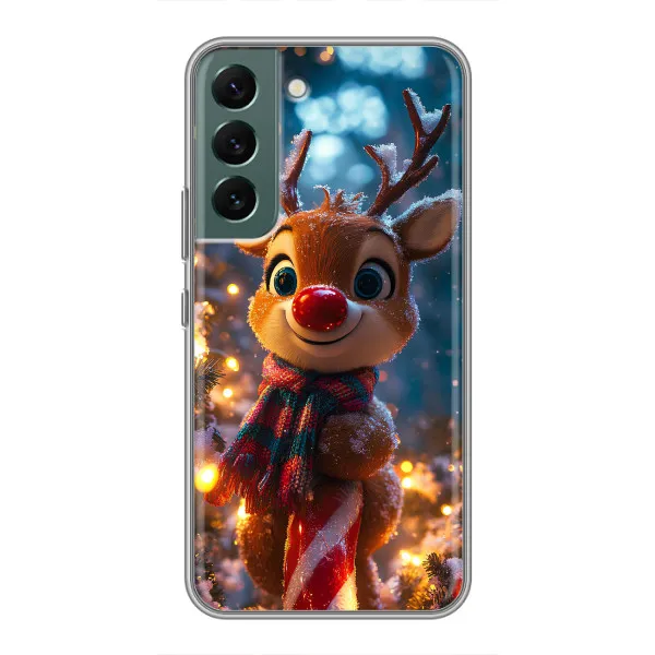 Чехол с принтом «Олень с шарфом» для Samsung Galaxy S22