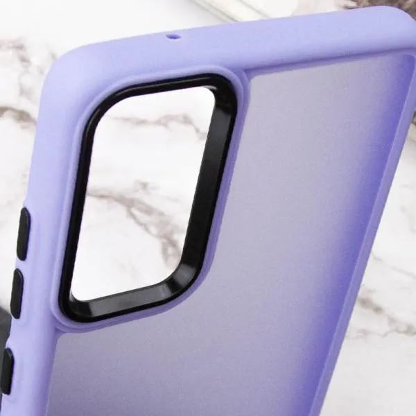 Чехол TPU+PC Lyon Frosted для Samsung Galaxy S23 FE — Фиолетовый — фото 5