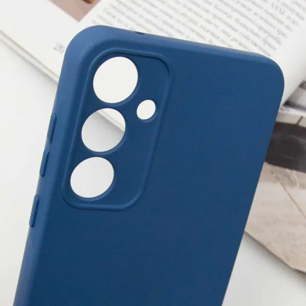 Чехол TPU GETMAN Liquid Silk Full Camera для Samsung Galaxy S23 FE — Синий — фото 5 Чехол TPU GETMAN Liquid Silk Full Camera для Samsung Galaxy S23 FE — Синий — фото 5
