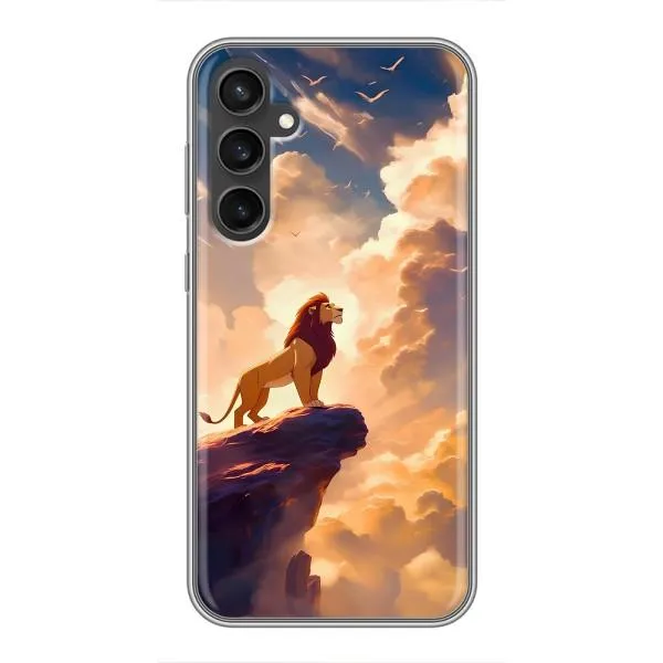 Чехол с принтом «Симба на скале» для Samsung Galaxy S23 FE