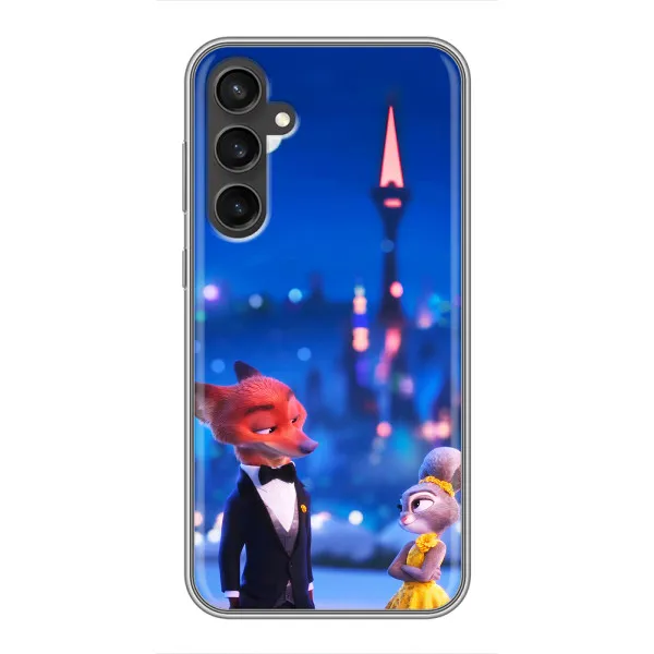 Чехол с принтом «Романтический вечер Зверополис» для Samsung Galaxy S23 FE