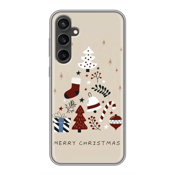 Чехол с принтом «Merry Christmas» для Samsung Galaxy S23 FE Чехол с принтом «Merry Christmas» для Samsung Galaxy S23 FE