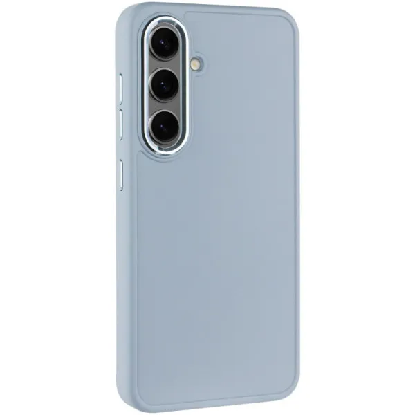 TPU чехол Bonbon Metal Style для Samsung Galaxy S23+ — Голубой — фото 1