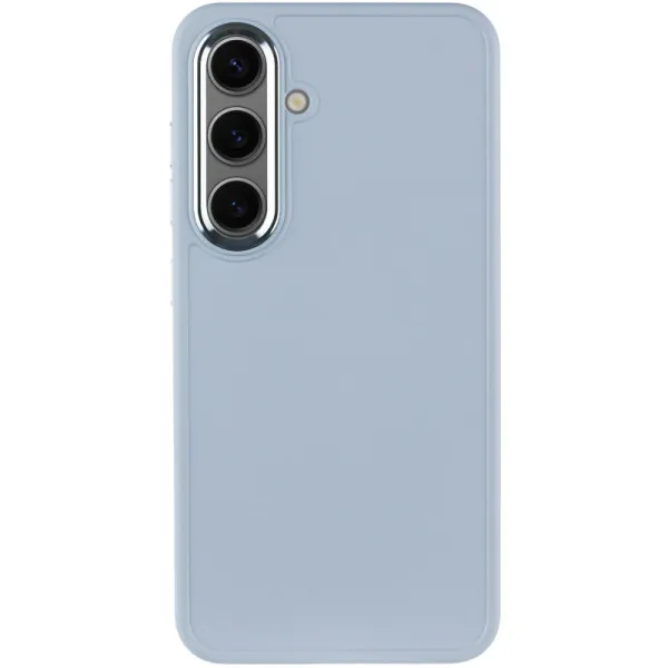TPU чехол Bonbon Metal Style для Samsung Galaxy S23+ — Голубой — фото 2