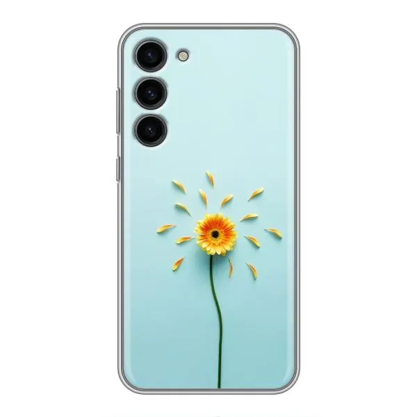 Чехол с принтом «Желтый цветок» для Samsung Galaxy S23 Plus Чехол с принтом «Желтый цветок» для Samsung Galaxy S23 Plus