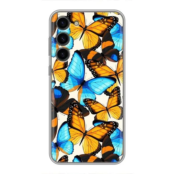 Чехол с принтом «Яркие бабочки» для Samsung Galaxy S23 Plus Чехол с принтом «Яркие бабочки» для Samsung Galaxy S23 Plus