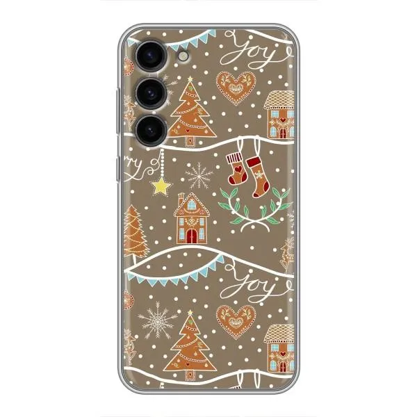 Чехол с принтом «Новогодние пряники» для Samsung Galaxy S23 Plus