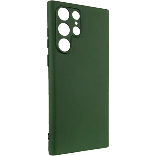 Чохол Silicone Cover Ummi Lakshmi Full Camera (AA) для Samsung Galaxy S23 Ultra — Зелений