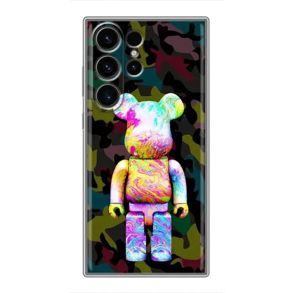 Чехол с принтом «Яркий Bearbrick» для Samsung Galaxy S23 Ultra Чехол с принтом «Яркий Bearbrick» для Samsung Galaxy S23 Ultra
