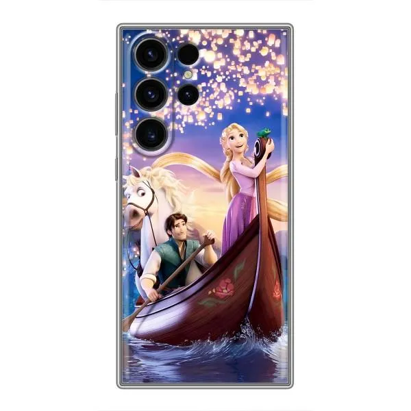Чехол с принтом «Рапунцель и Флин» для Samsung Galaxy S23 Ultra Чехол с принтом «Рапунцель и Флин» для Samsung Galaxy S23 Ultra