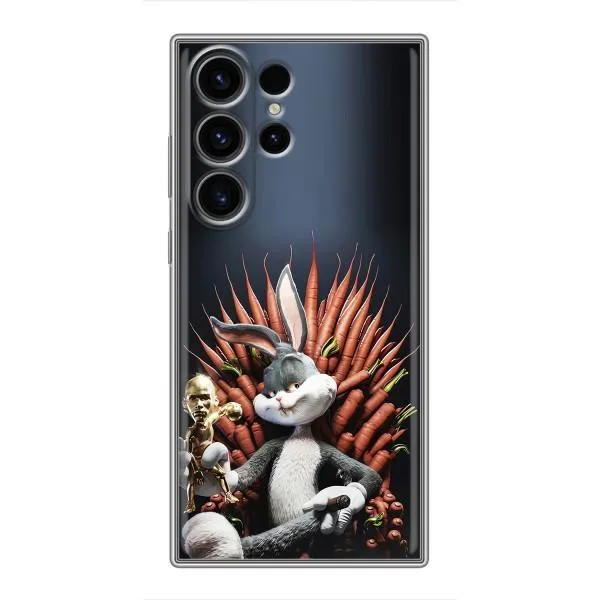 Чехол с принтом «Король Кролик» для Samsung Galaxy S23 Ultra Чехол с принтом «Король Кролик» для Samsung Galaxy S23 Ultra