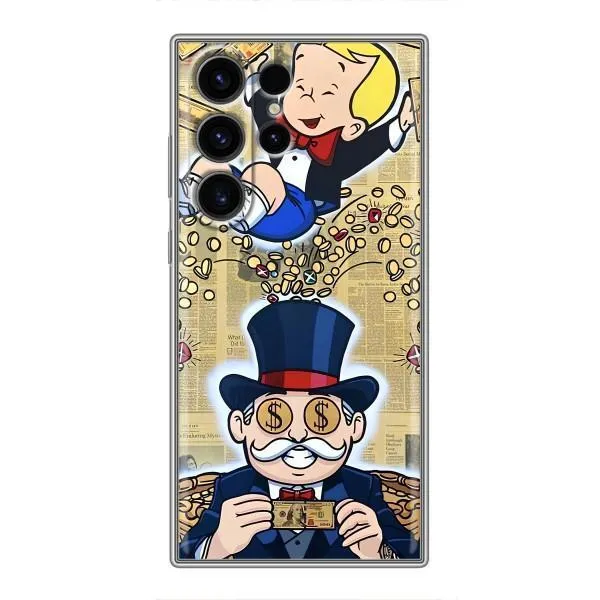 Чехол с принтом «Монополия Мен» для Samsung Galaxy S23 Ultra Чехол с принтом «Монополия Мен» для Samsung Galaxy S23 Ultra