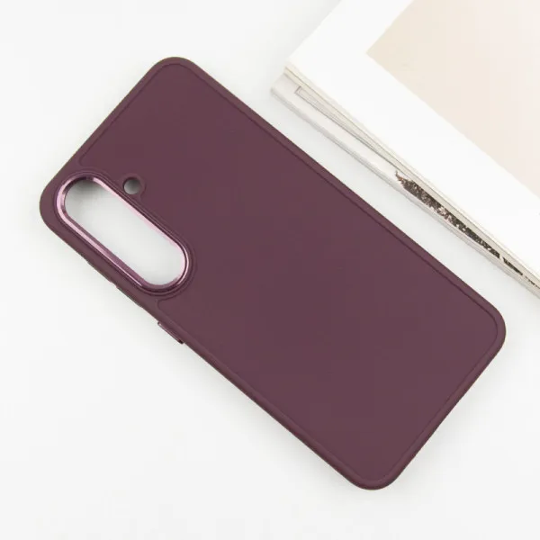 TPU чехол Bonbon Metal Style для Samsung Galaxy S23 — Бордовый — фото 3 TPU чехол Bonbon Metal Style для Samsung Galaxy S23 — Бордовый — фото 3