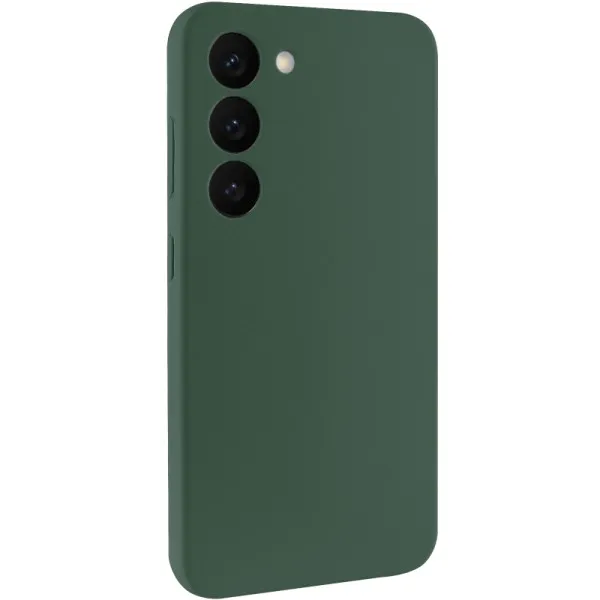 Чехол Silicone Cover Lakshmi Full Camera (AAA) для Samsung Galaxy S23 — Зеленый — фото 5