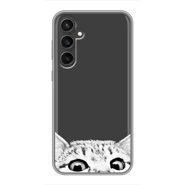 Чехол с принтом «Выглядывает кот» для Samsung Galaxy S23