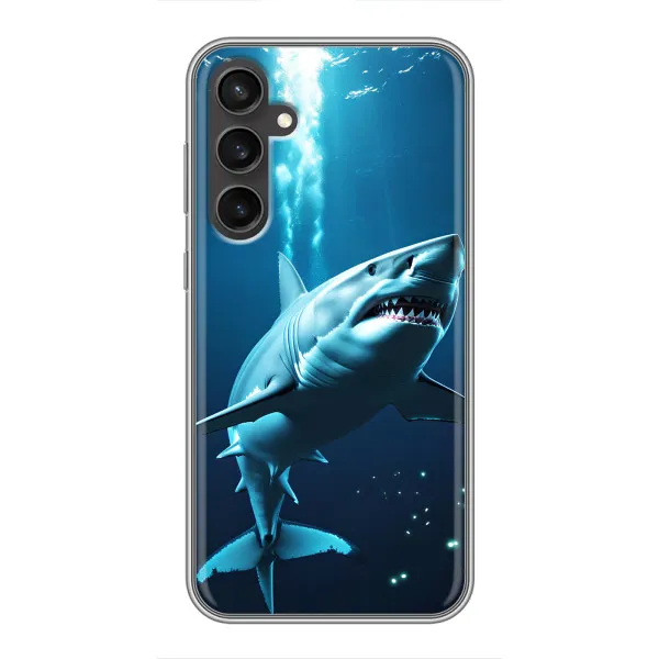 Чехол с принтом «Акула под водой» для Samsung Galaxy S23 Чехол с принтом «Акула под водой» для Samsung Galaxy S23