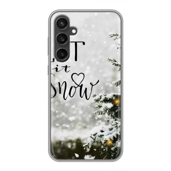 Чехол с принтом «Let it snow» для Samsung Galaxy S23