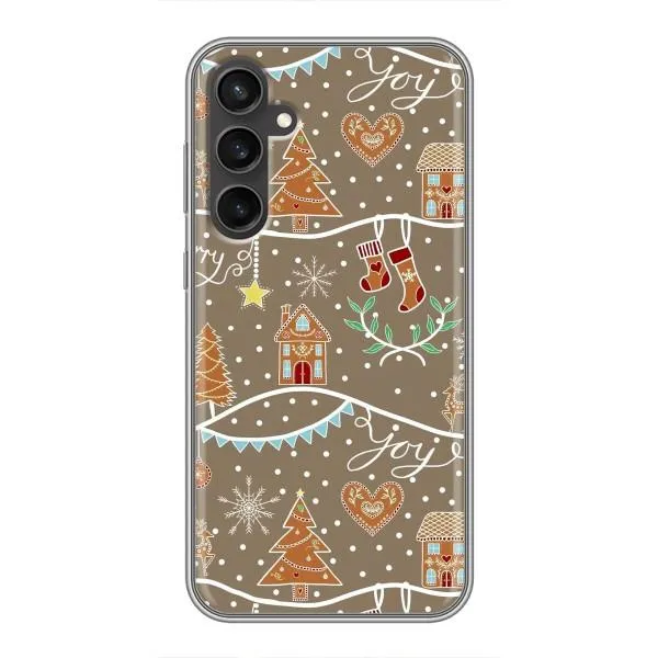 Чехол с принтом «Новогодние пряники» для Samsung Galaxy S23