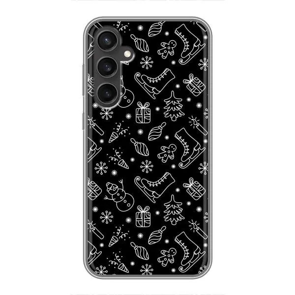 Чехол с принтом «Новогодний фон» для Samsung Galaxy S23