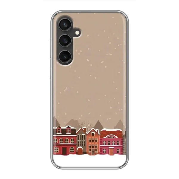 Чехол с принтом «Зимний город» для Samsung Galaxy S23