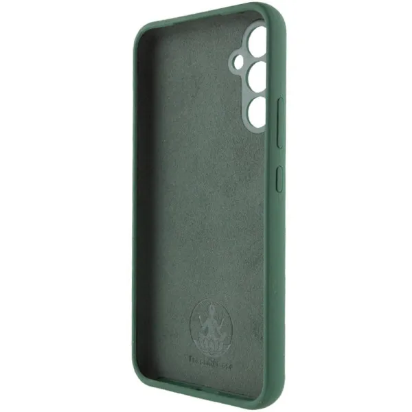 Чехол Silicone Cover Lakshmi Full Camera (AAA) для Samsung Galaxy S24 FE — Зеленый — фото 4