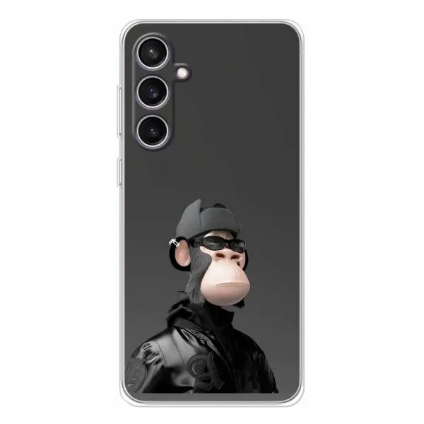 Чехол с принтом «стильная обезьяна NFT» для Samsung Galaxy S24 FE Чехол с принтом «стильная обезьяна NFT» для Samsung Galaxy S24 FE