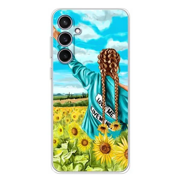 Чехол с принтом «Украиночка» для Samsung Galaxy S24 FE Чехол с принтом «Украиночка» для Samsung Galaxy S24 FE